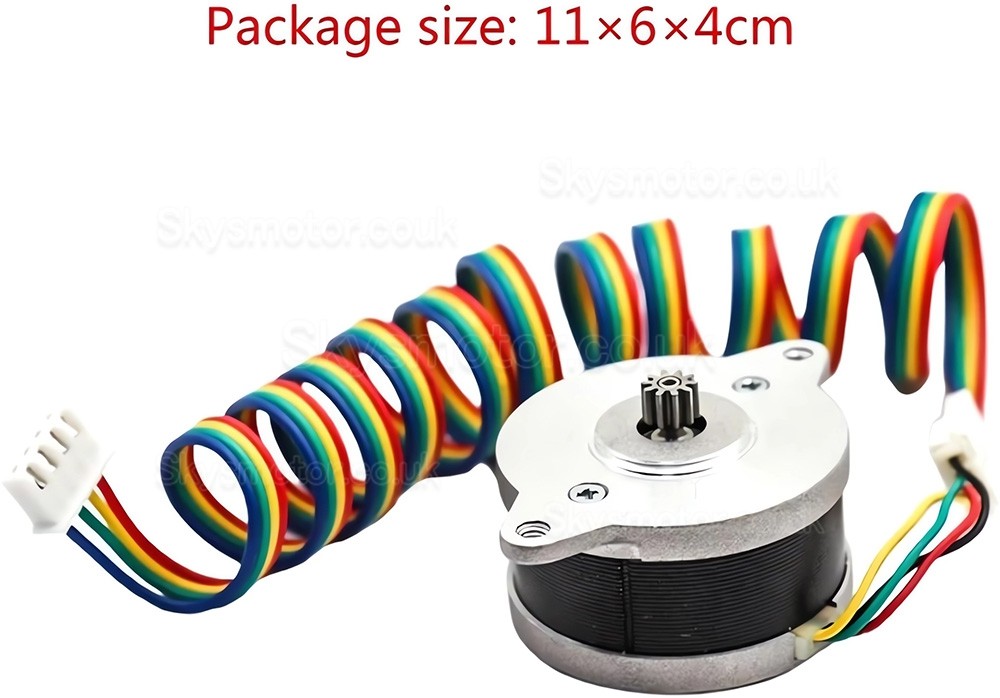 NEMA14 Round Pancake Stepper Motor 36BYGH / 36HS2418CL16 1.8&deg; 0.18Nm for Voron 3D Printer Orbiter Extruder